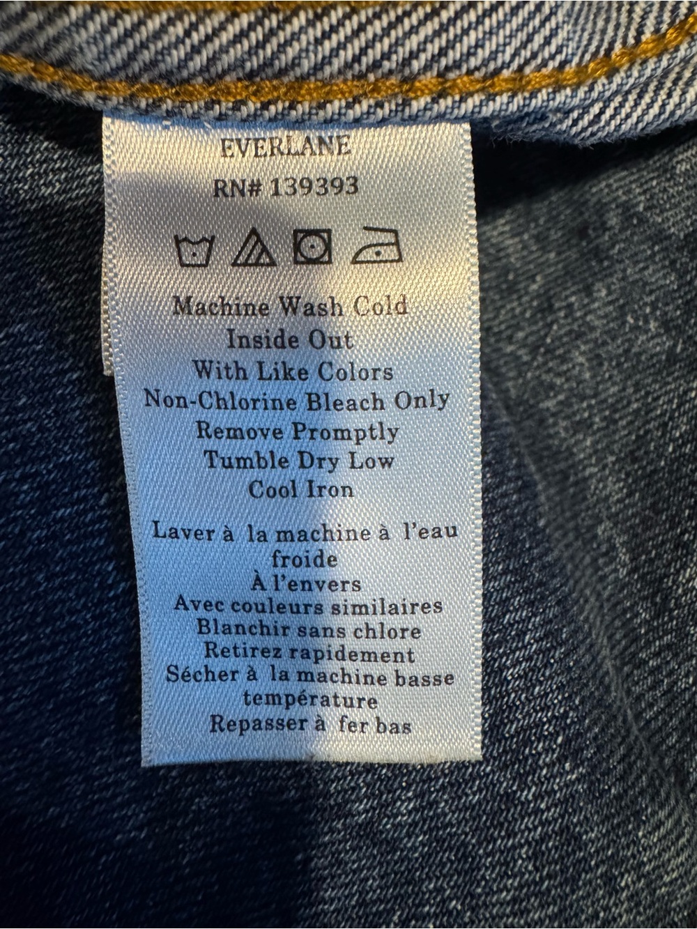 Everlane The Ranch Jacket Denim - Picture 7 of 8